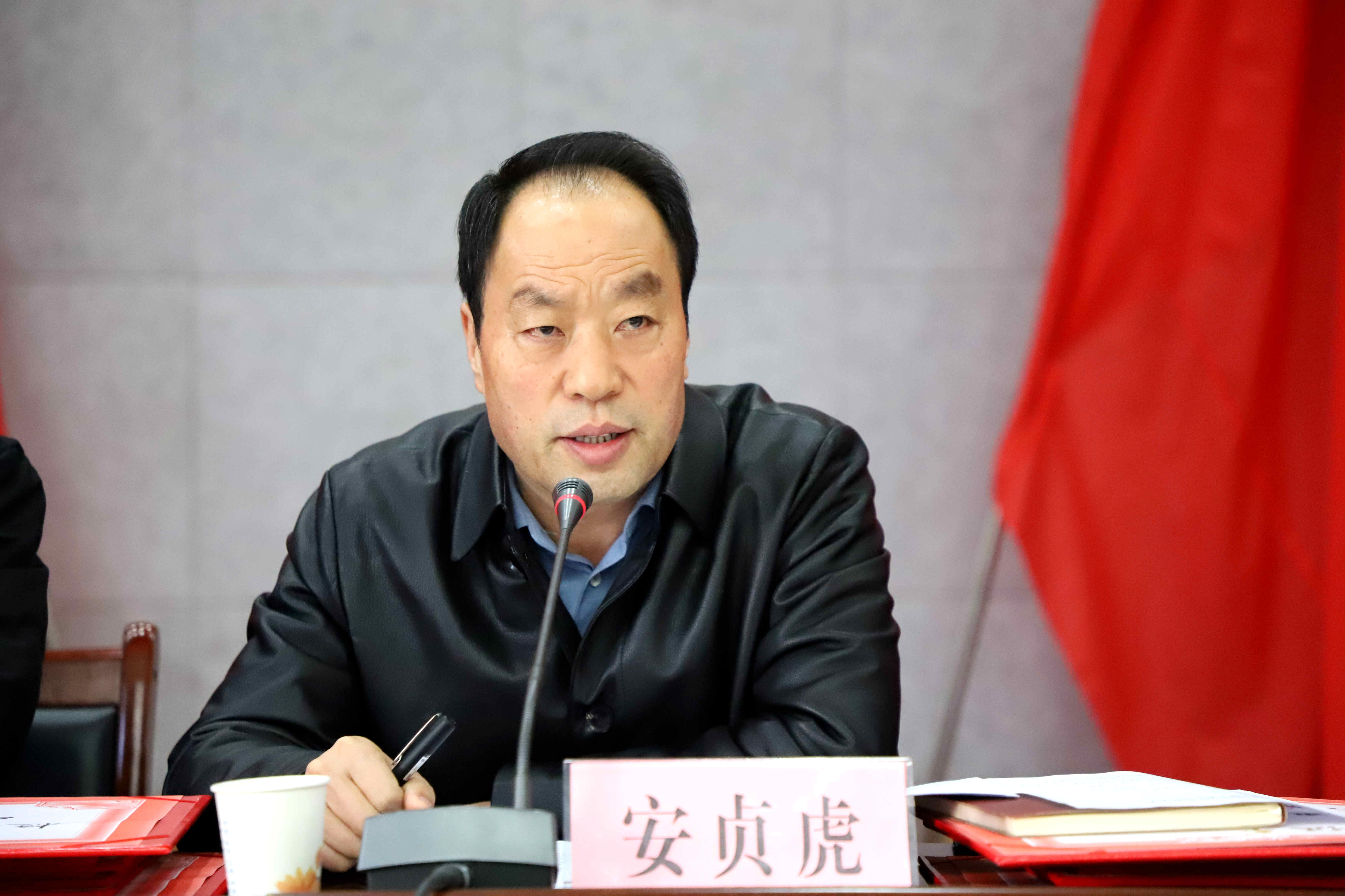 2董事長、黨委書記、總經理安貞虎講話_副本